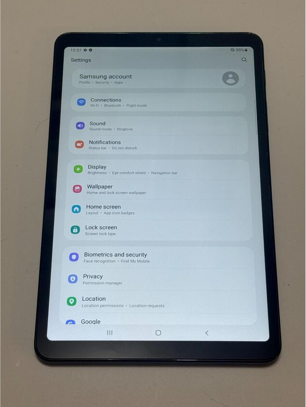 Samsung Galaxy Tab A Tablet 32GB Grey Used Fully Tested & Working